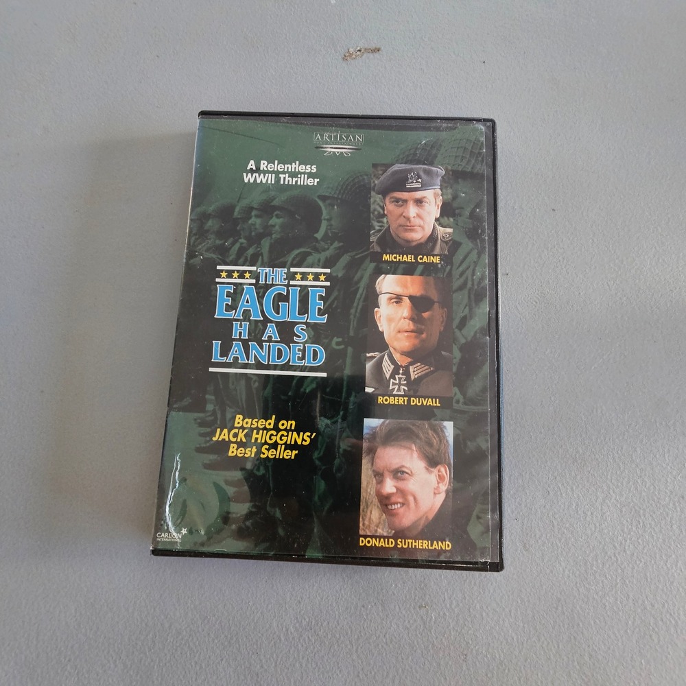 The Eagle Has Landed DVD 1976 WWII Thriller Michael Caine Robert Duvall Artisan